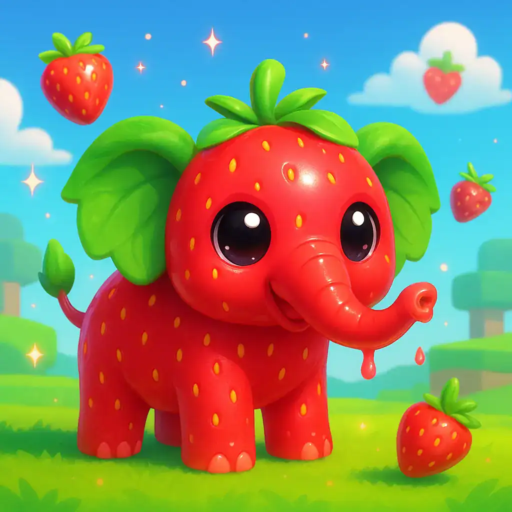 Strawberry Elephant in Roblox thumbnail