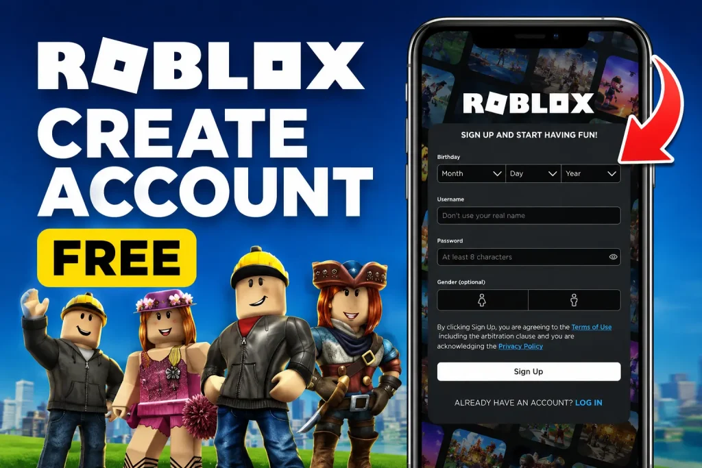 Roblox Create Account